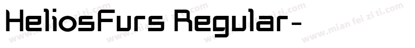 HeliosFurs Regular字体转换